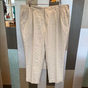 Men's Cream Tan Dress Pants, Size 44/30